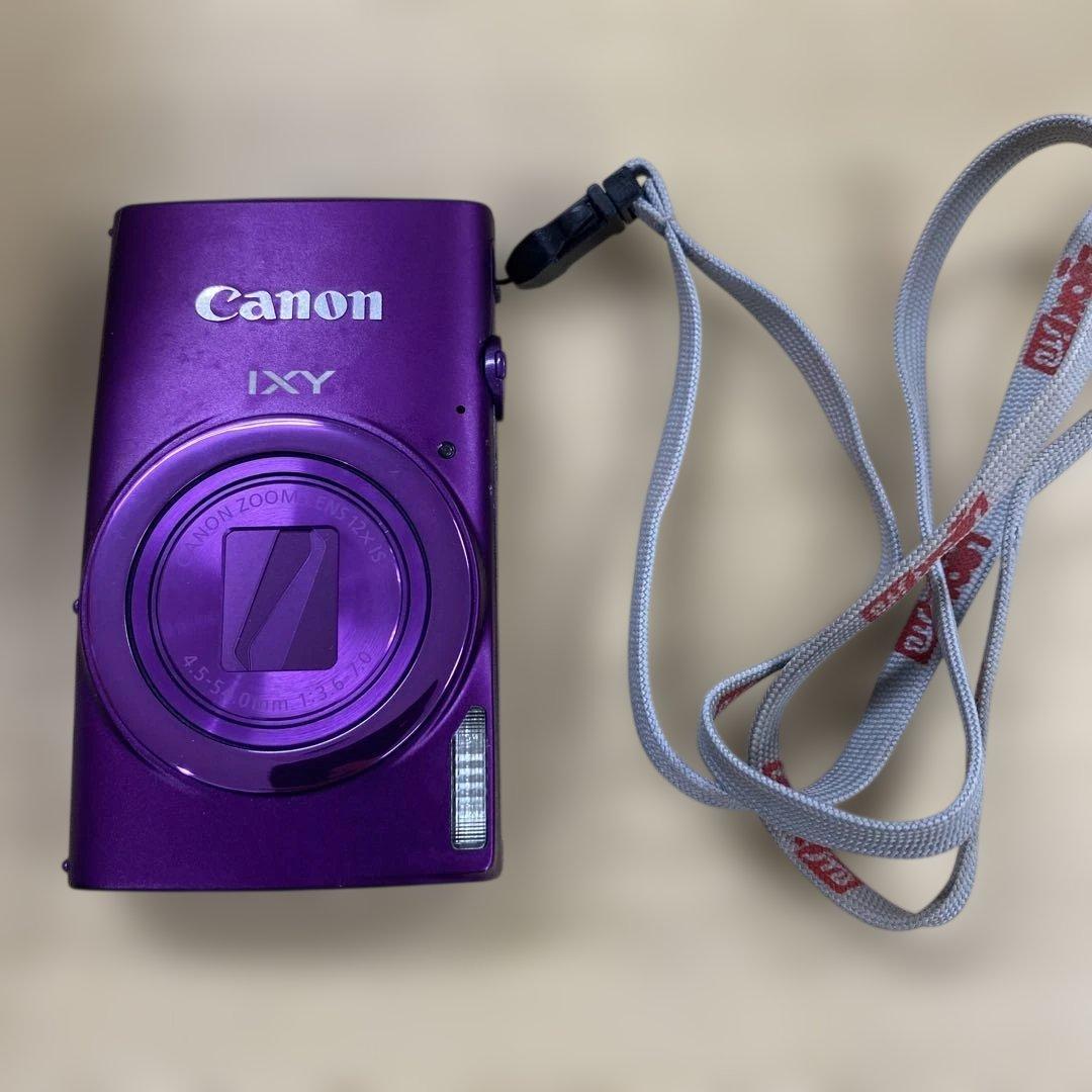Canon IXY 紫 コンパクトデジタルカメラ　ジャンク