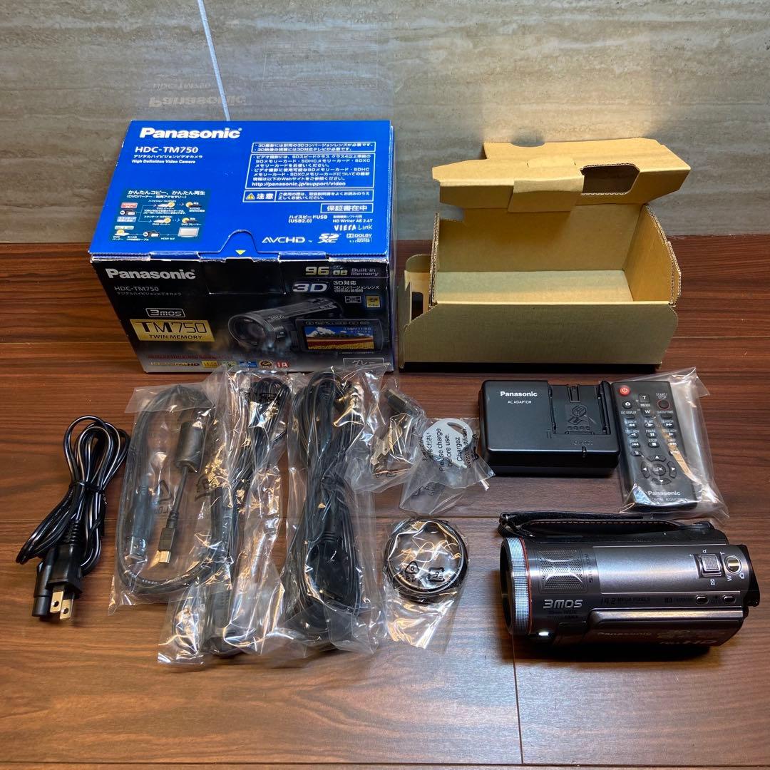 Panasonic HDC-TM750 ビデオカメラ ほぼ新品 3396