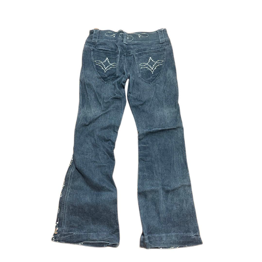 Y2K ダークデニムブーツカット