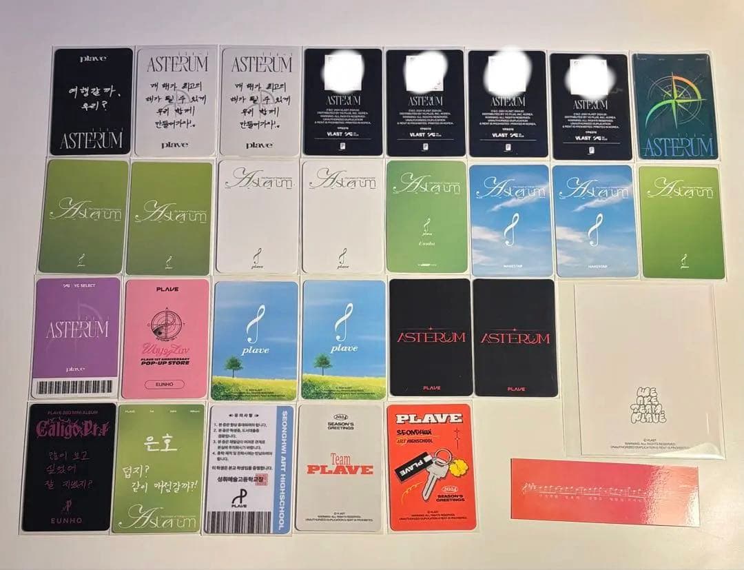 PLAVE プレイブ EUNHO ウノ トレカ 特典 まとめ売り