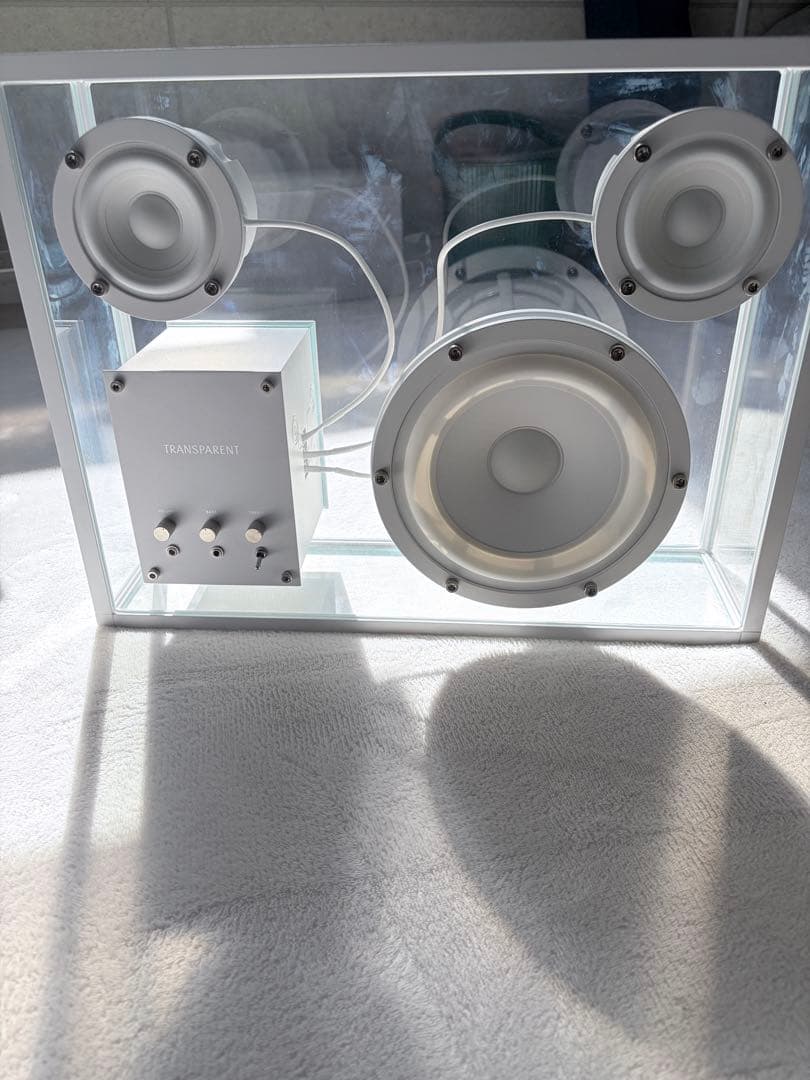 Transparent Speaker ガラス筐体 Hi-FiBluetooth