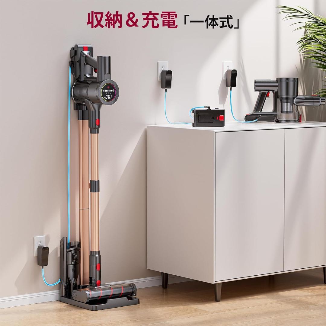 【新品】コードレス2026先行販売80Kpa超強力吸引 業界初独立モーター自走式
