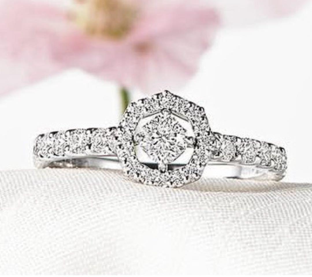 NADIA ナディア　プラチナ　ダイヤモンドリング　エタニティリング