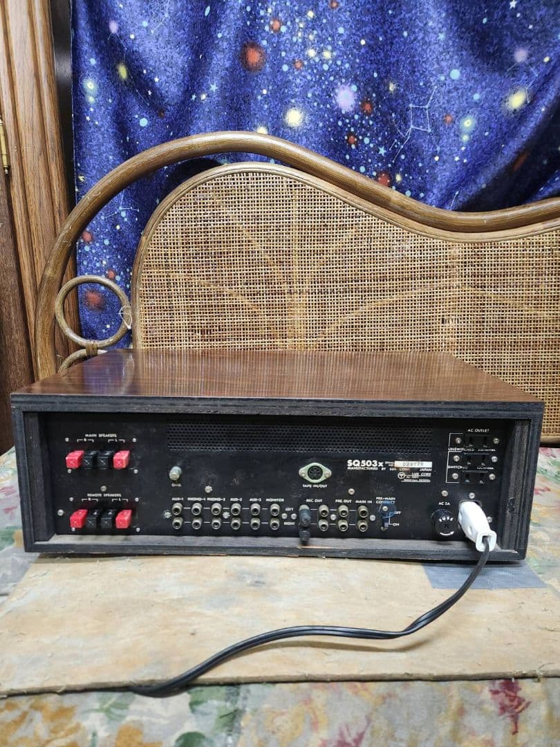 レアマジ綺麗！レストア整備極上超美品！LUXMANプリメインアンプSQ-503X