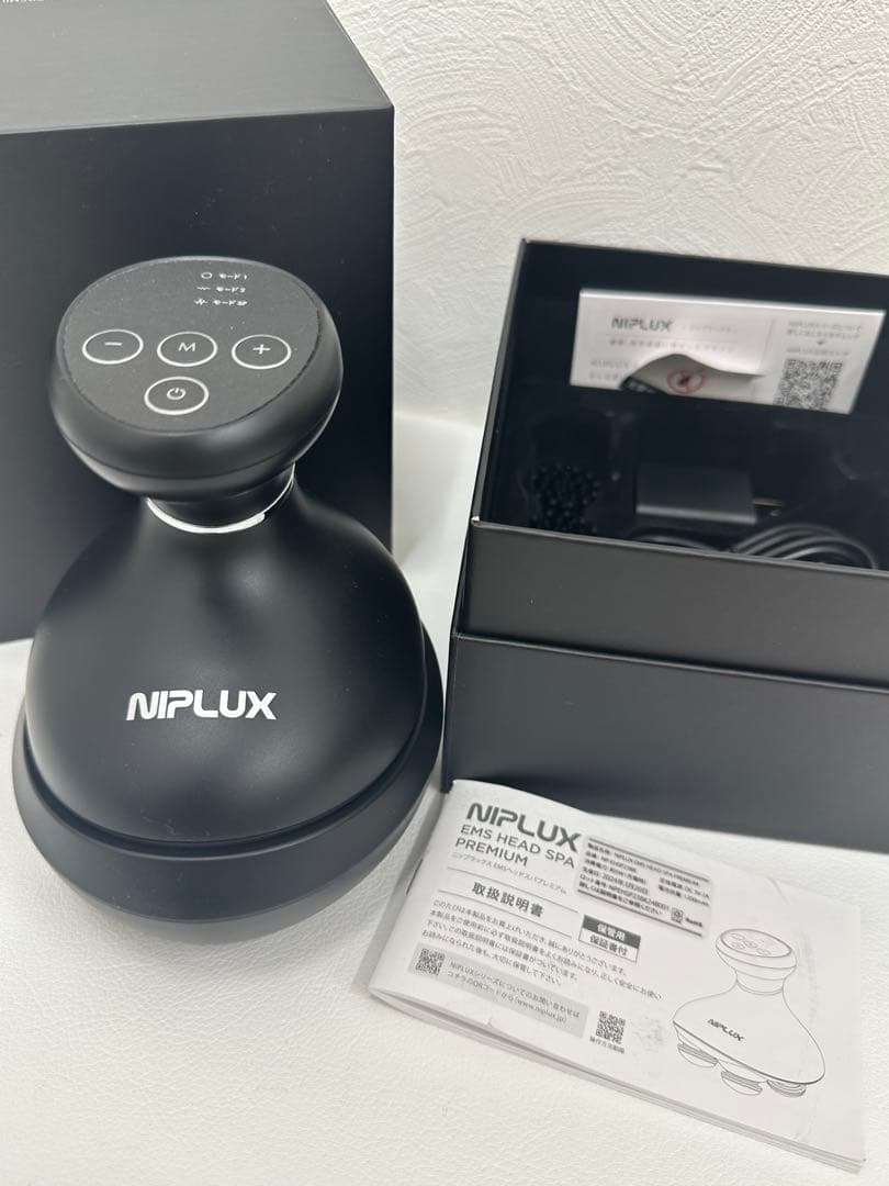 NIPLUX EMS ヘッドスパプレミアム　未使用美品　NP-EHSP23BK
