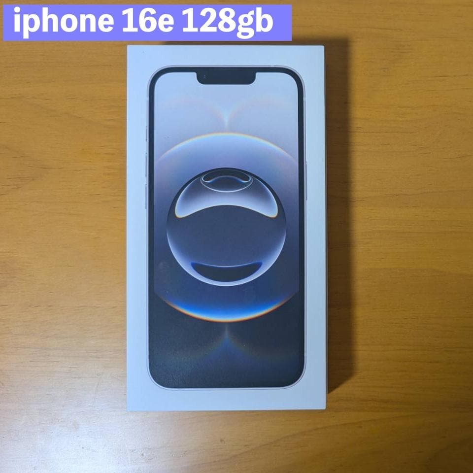iPhone 16e 128GB ホワイト SIMフリー　ケース付