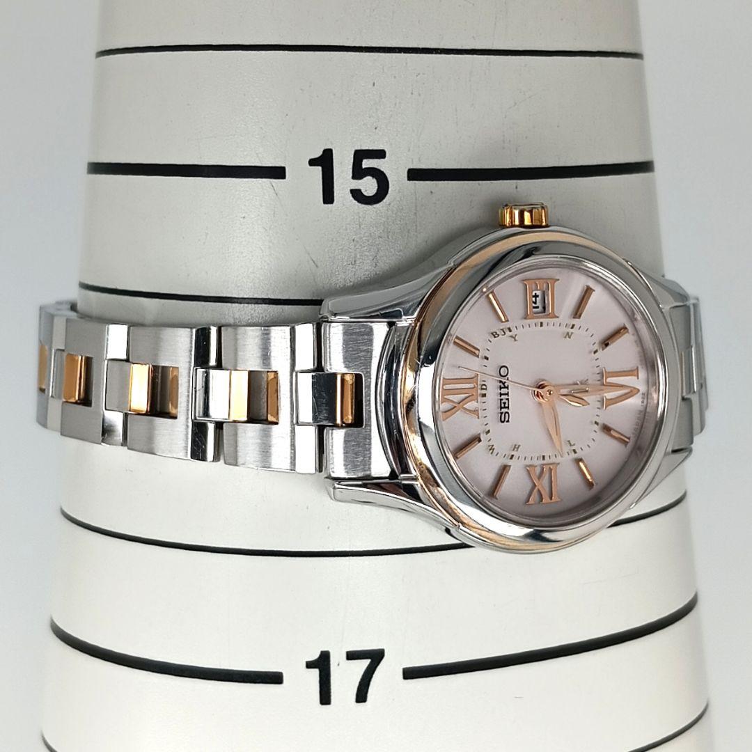 【美品 電波ソーラー】セイコー　ルキア　レディース腕時計　aA4K-1