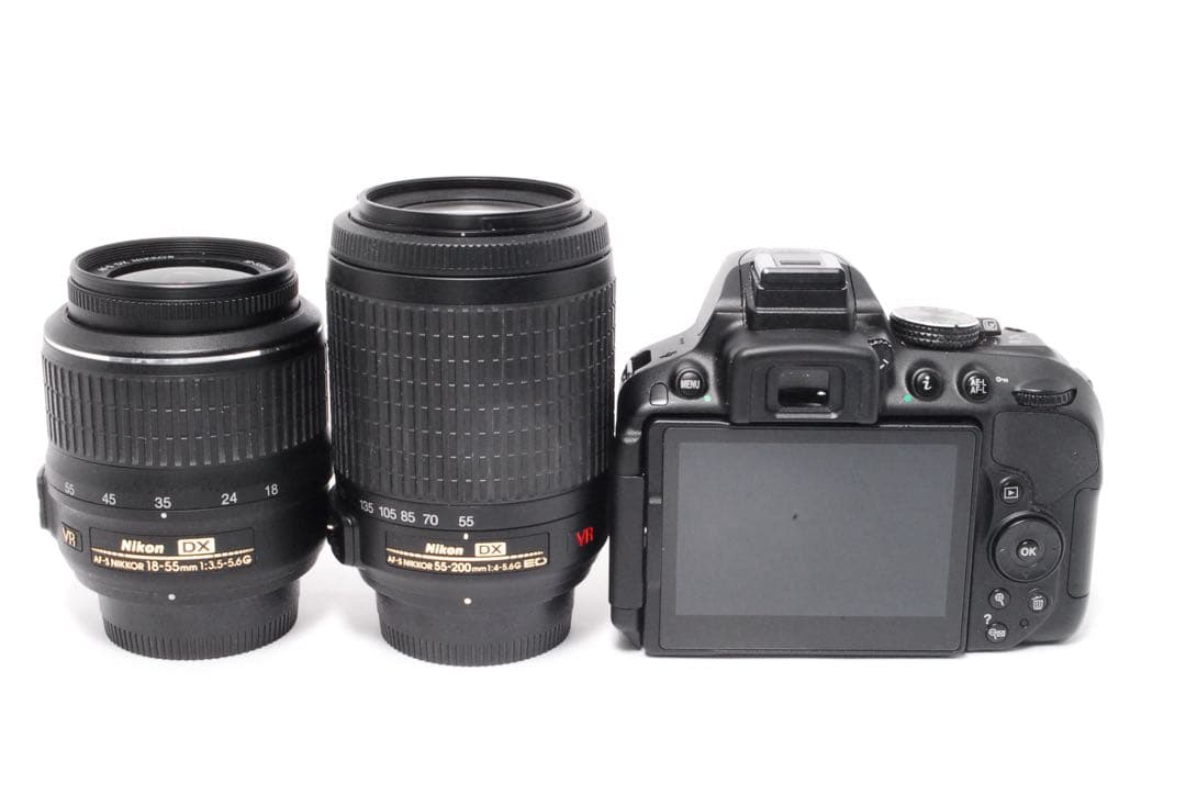 超美品◆Nikon D5300 ダブルレンズセット◆WiFi搭載◆一眼レフカメラ