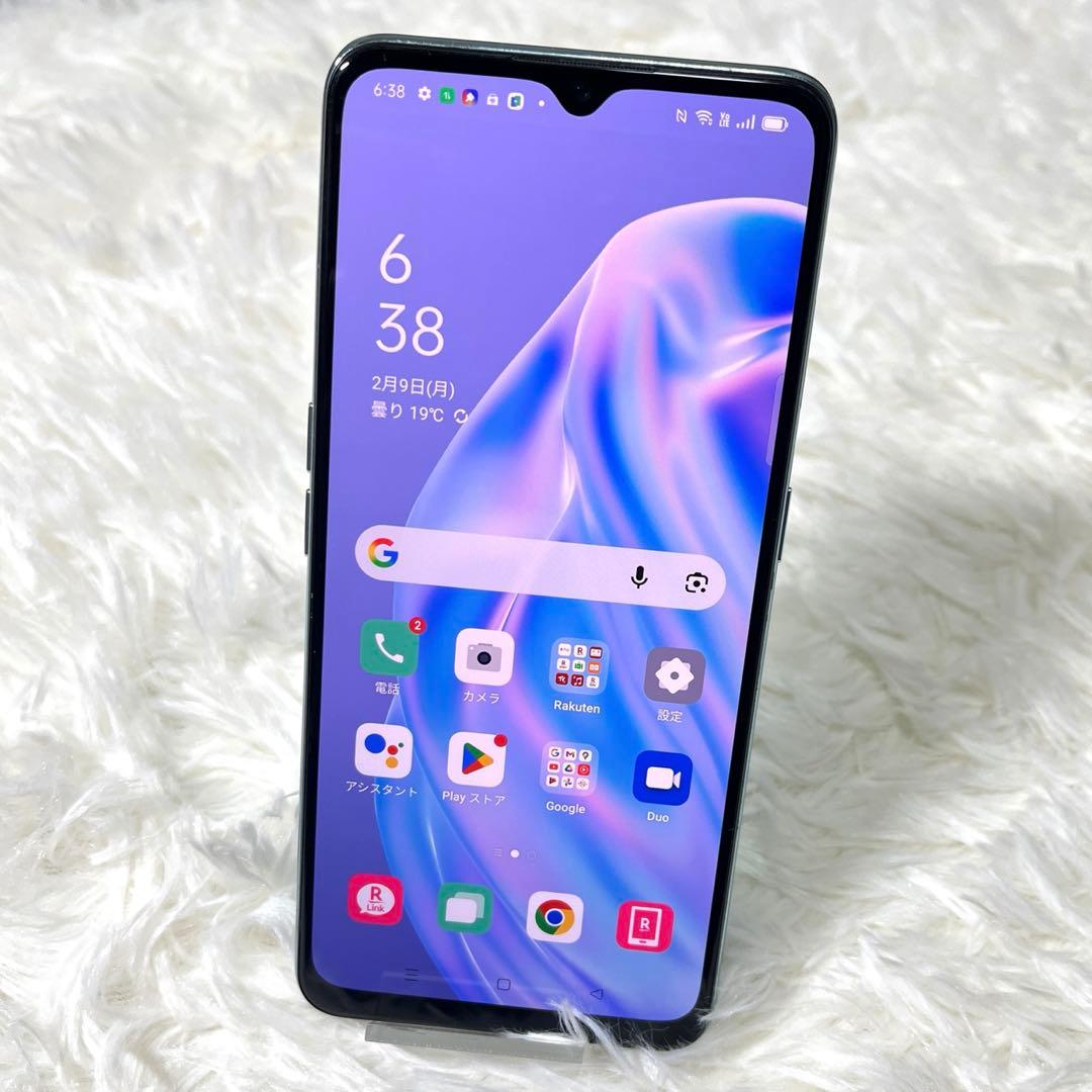 【極美品】OPPO Reno3 A ホワイト 128GB SIMフリー おサイフ