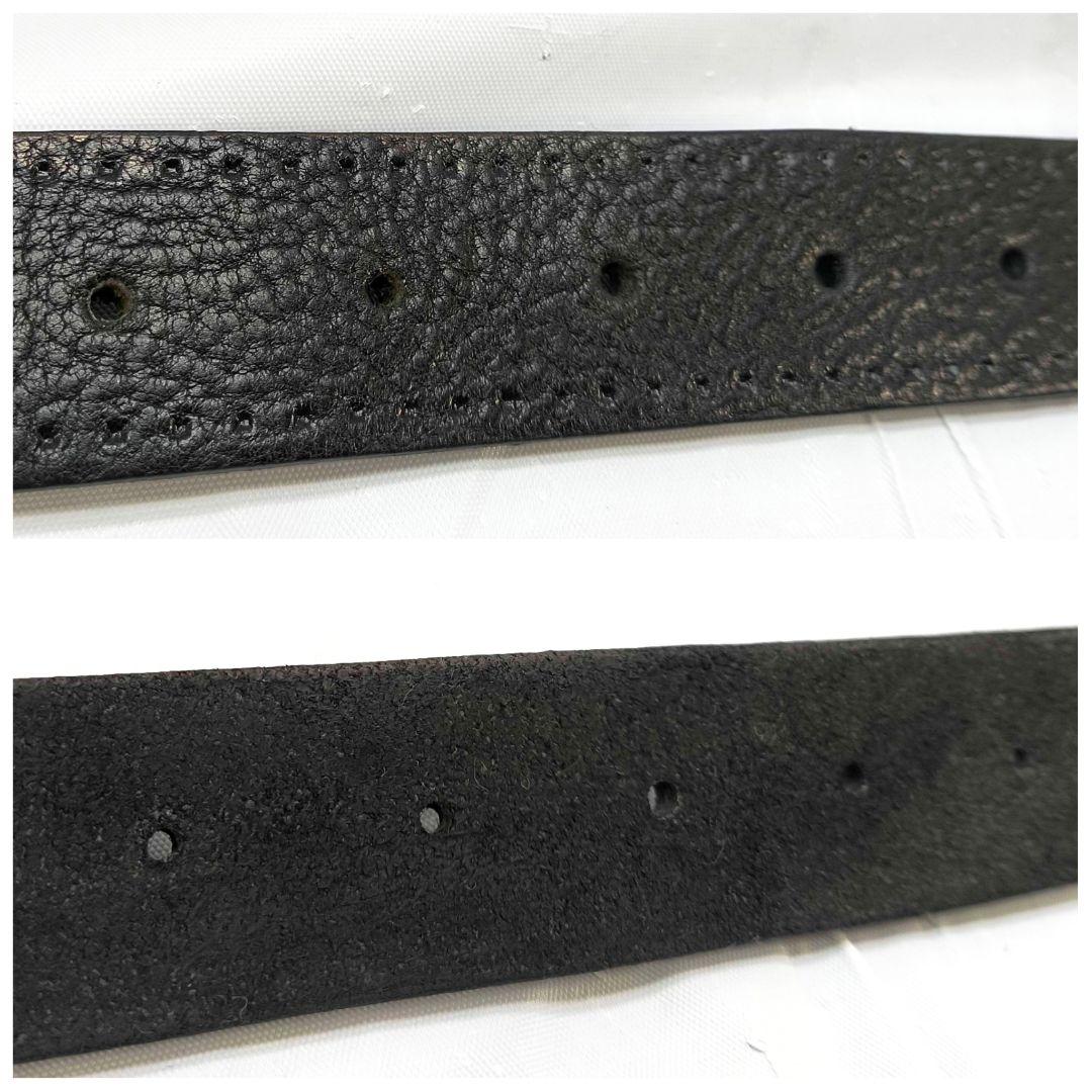 美品 グッチ メンズ ベルト 100 GUCCI 163502 ブラック