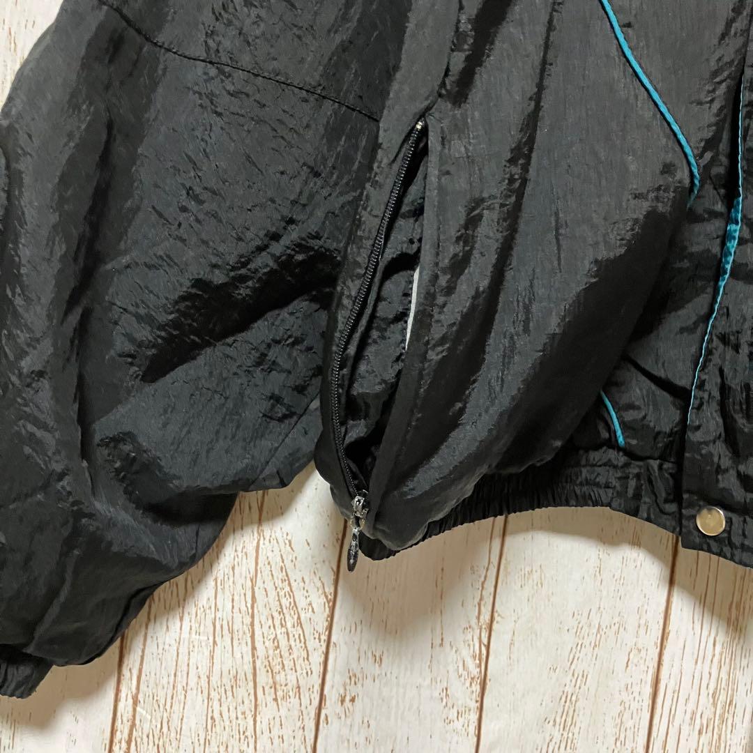 1291 USA製90sナイキNIKEナイロンジャケット刺繍アメリカUSA古着