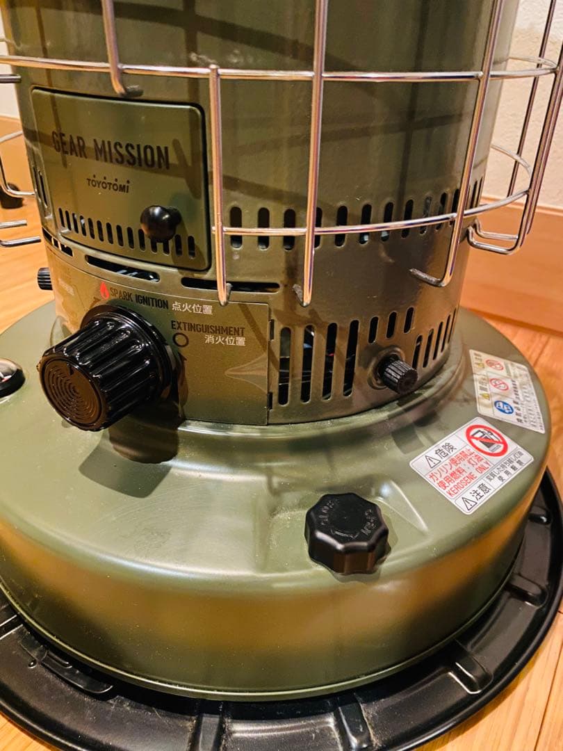 トヨトミGEAR MISSION KS-GE67(G)石油ストーブケース付き