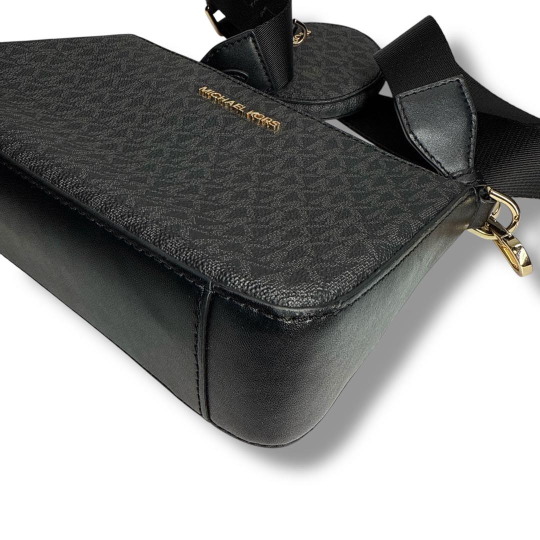 極美品　マイケルコース ショルダーバッグ クロスボディ MK シグネチャー