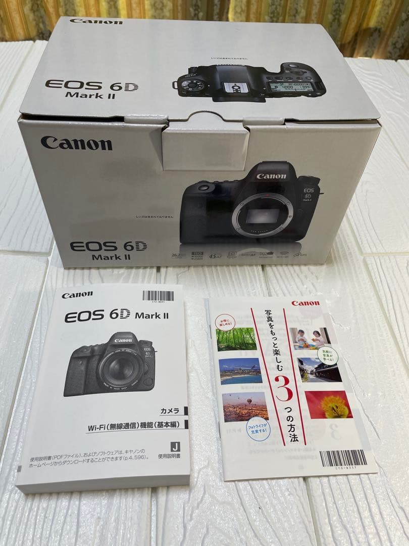【美品】キャノン EOS 6DmarkⅡ フルサイズ一眼レフ　ボディー