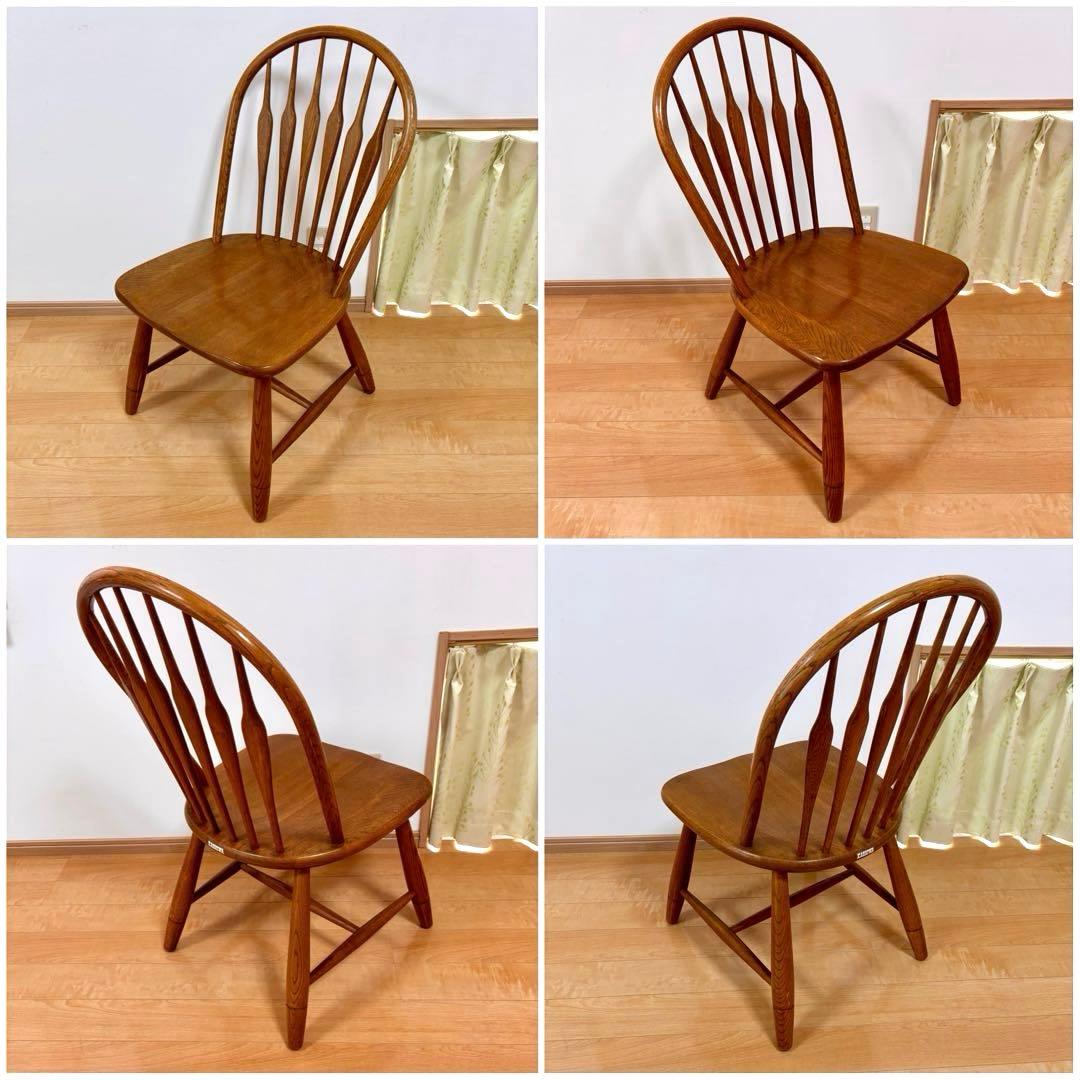 柏木工 KASHIWA ウィンザーチェア ダイニングチェア ビンテージ ②