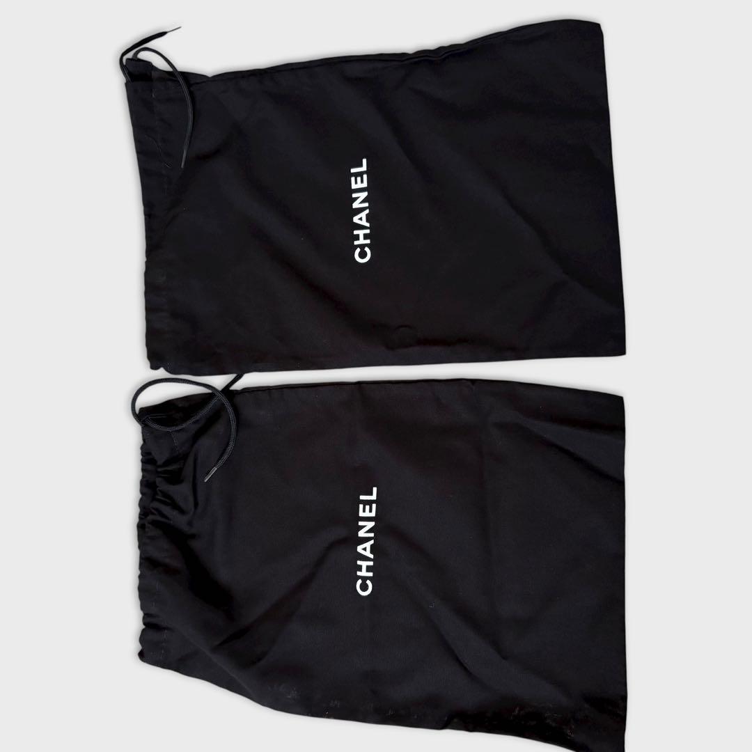 シャネル ココマーク フラットサンダル エナメル 23.5 箱付き