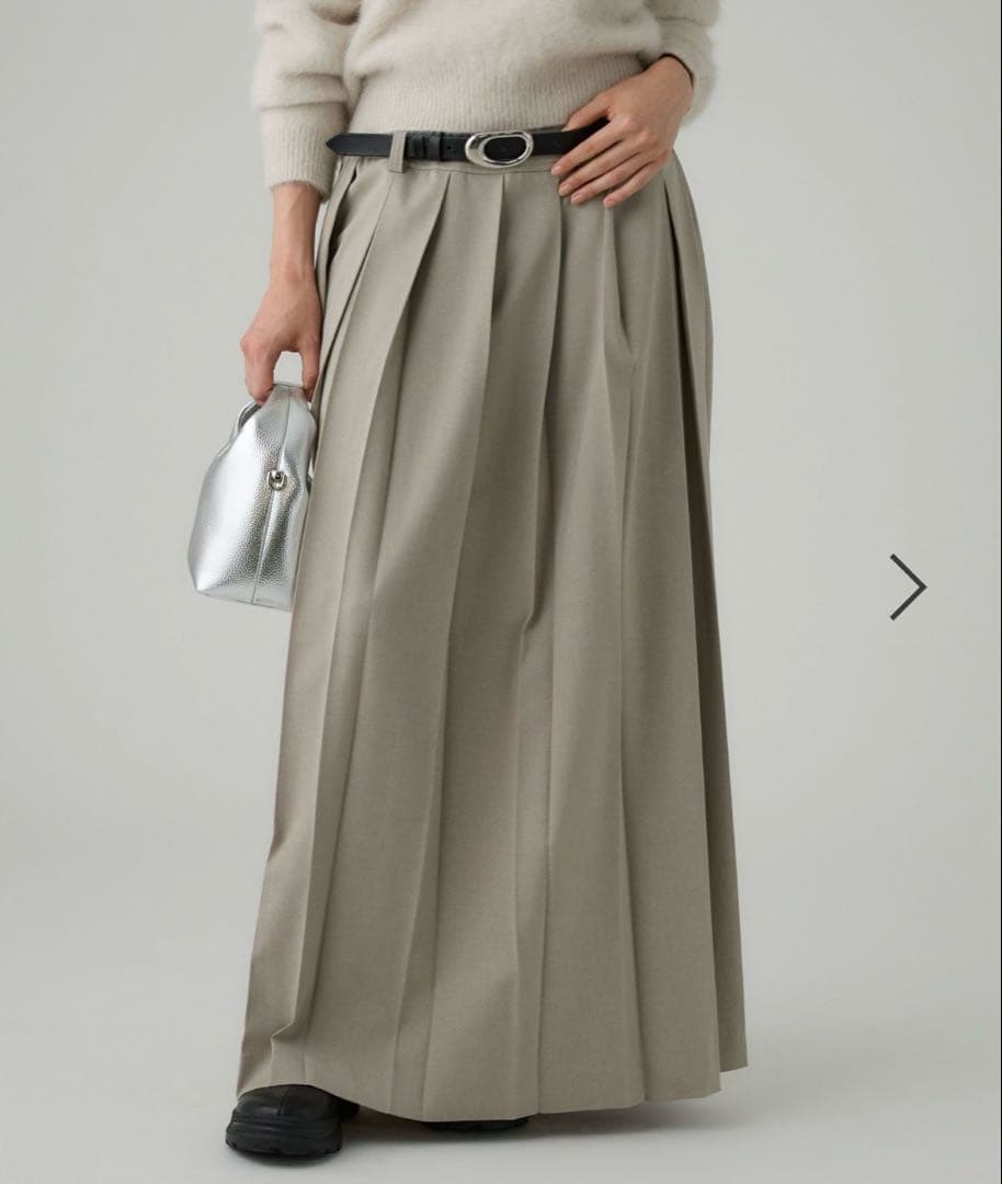 BABYLONE プリーツフレアスカート