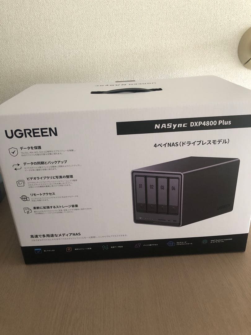 UGREEN NASync DXP4800 Plus 即購入可 新品未使用