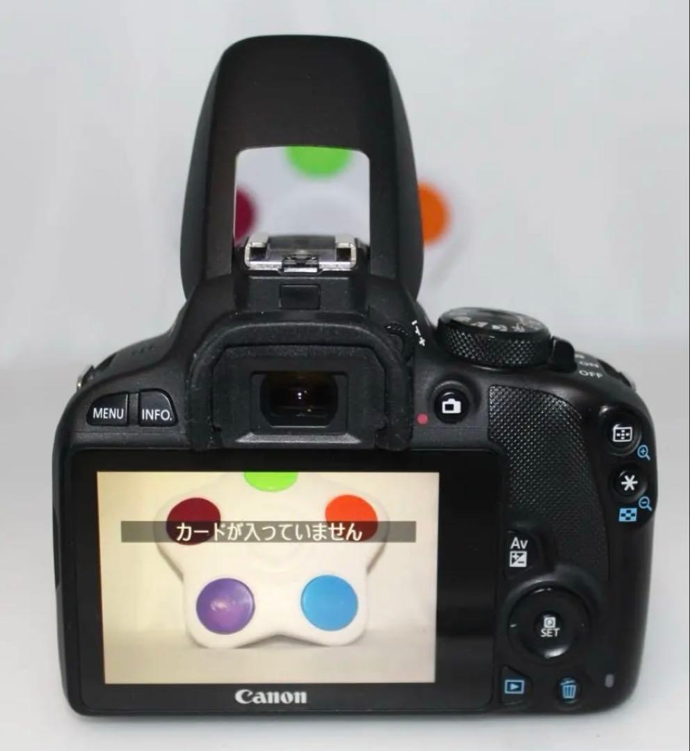キャノン 一眼レフ　Kiss X7 手ぶれ補正レンズ　望遠　バッテリー2個！