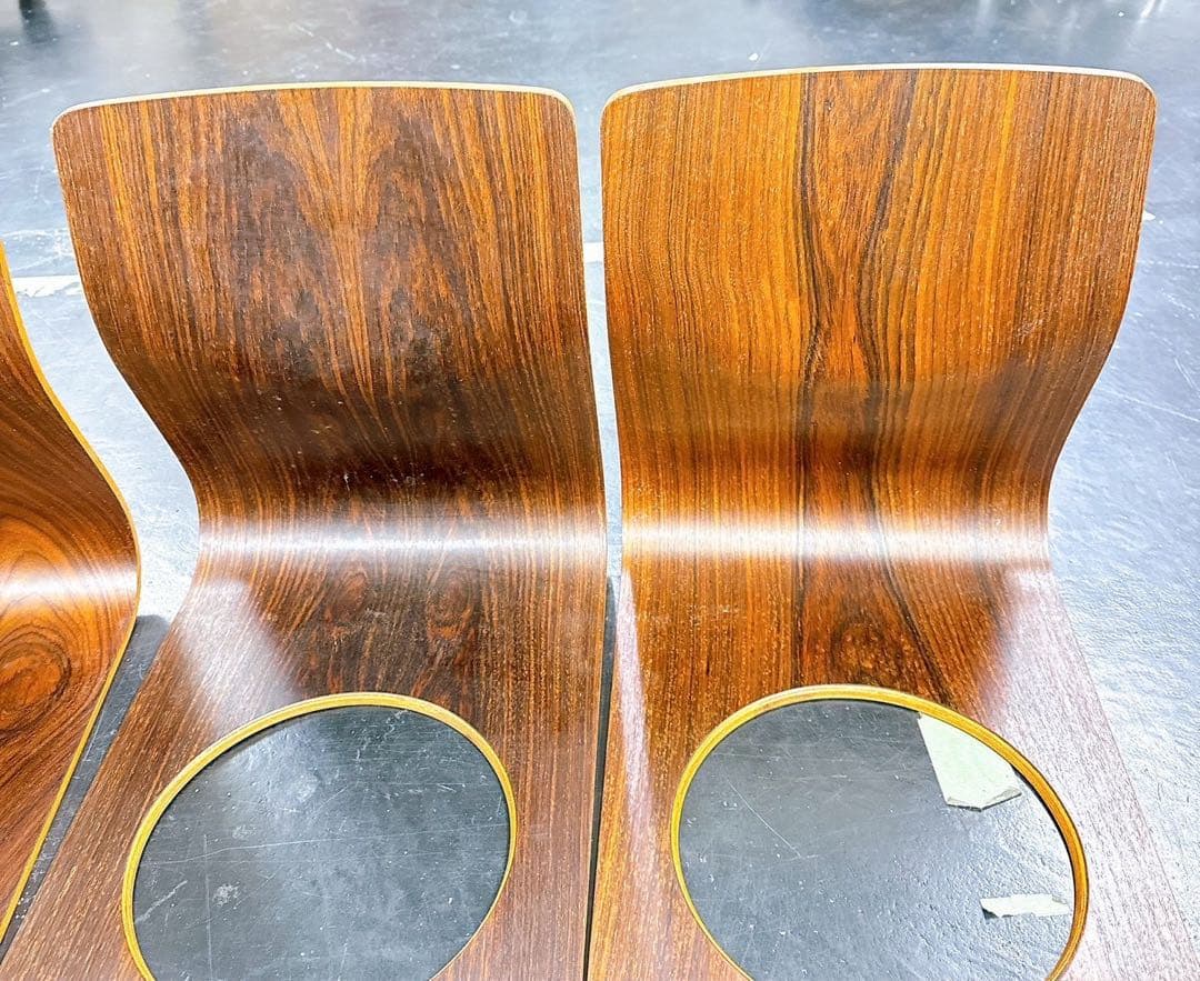 12SAM21 Tendo 天童木工 座椅子 4点 家具 現状品