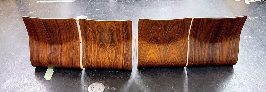 12SAM21 Tendo 天童木工 座椅子 4点 家具 現状品