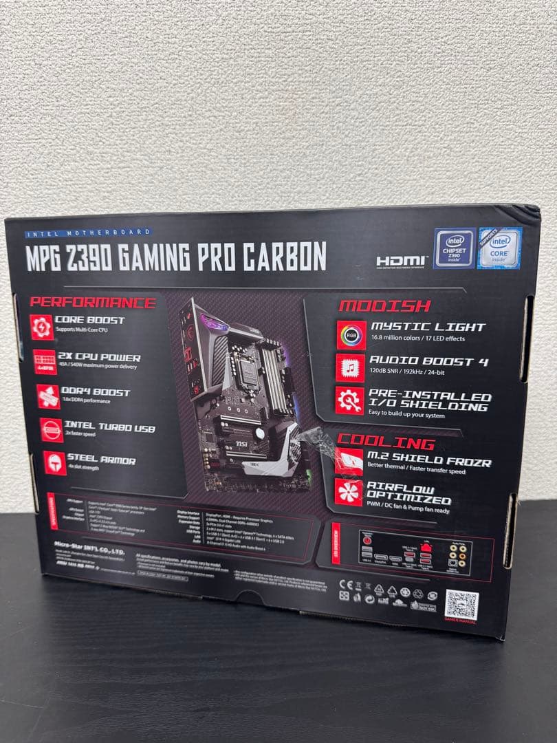 中古MSI MPG Z390 GAMING PRO CARBON LGA1151