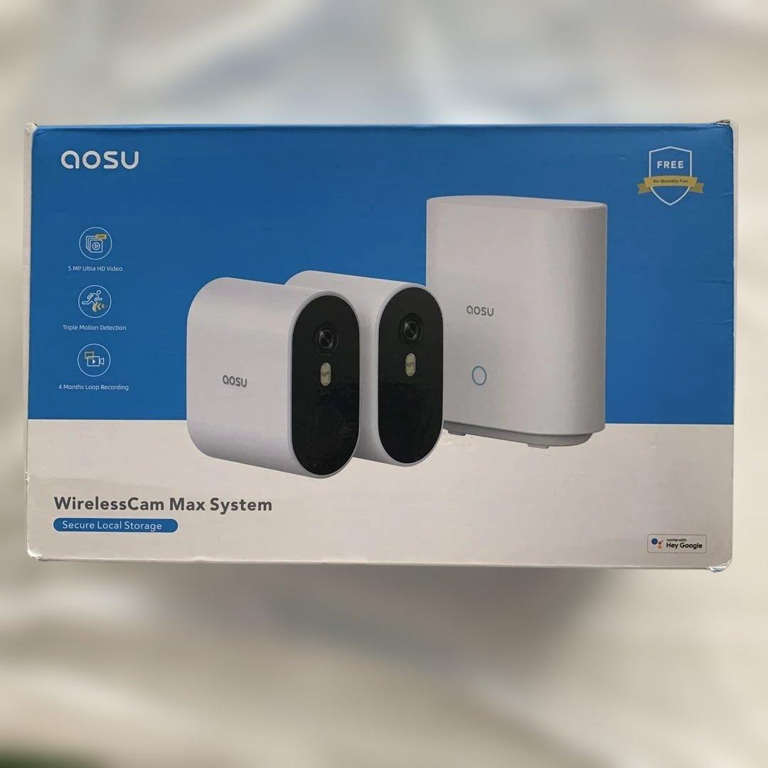 AOSU 5MP ウルトラHD WiFi 屋外監視カメラ