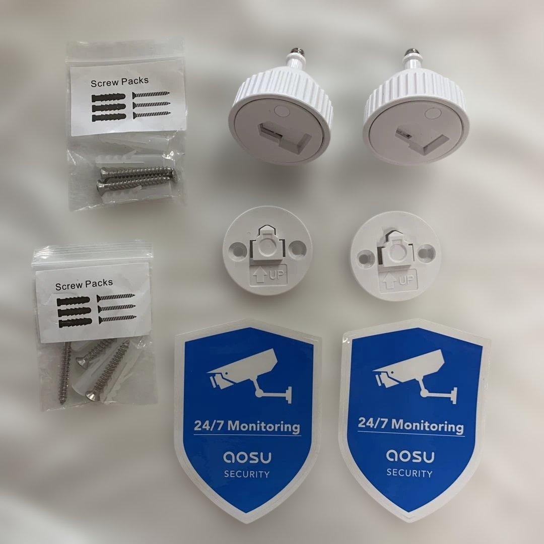 AOSU 5MP ウルトラHD WiFi 屋外監視カメラ