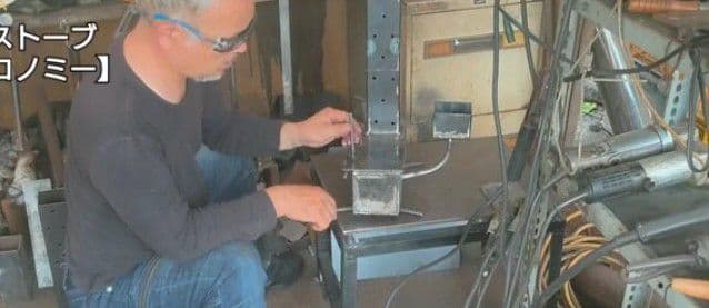 元祖発案者　本物　アースデザインのオリジナル作品廃油ストーブ【ミニファクトリー】