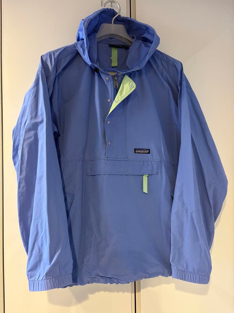 Patagonia バギーズプルオーバー ブライトブルー 1991年アメリカ製