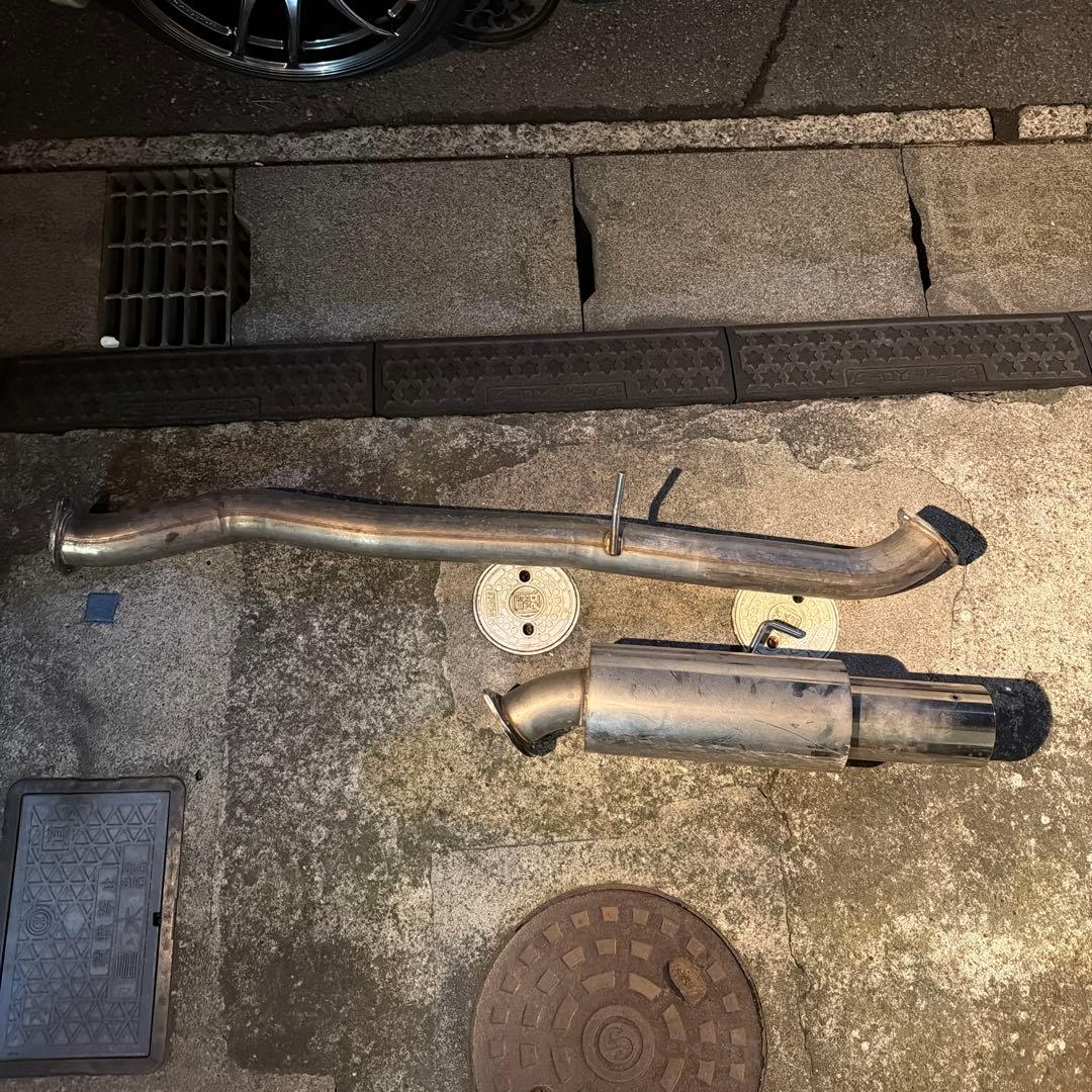 引き取り限定　フェアレディ Z33 サムライパワー　砲弾マフラー