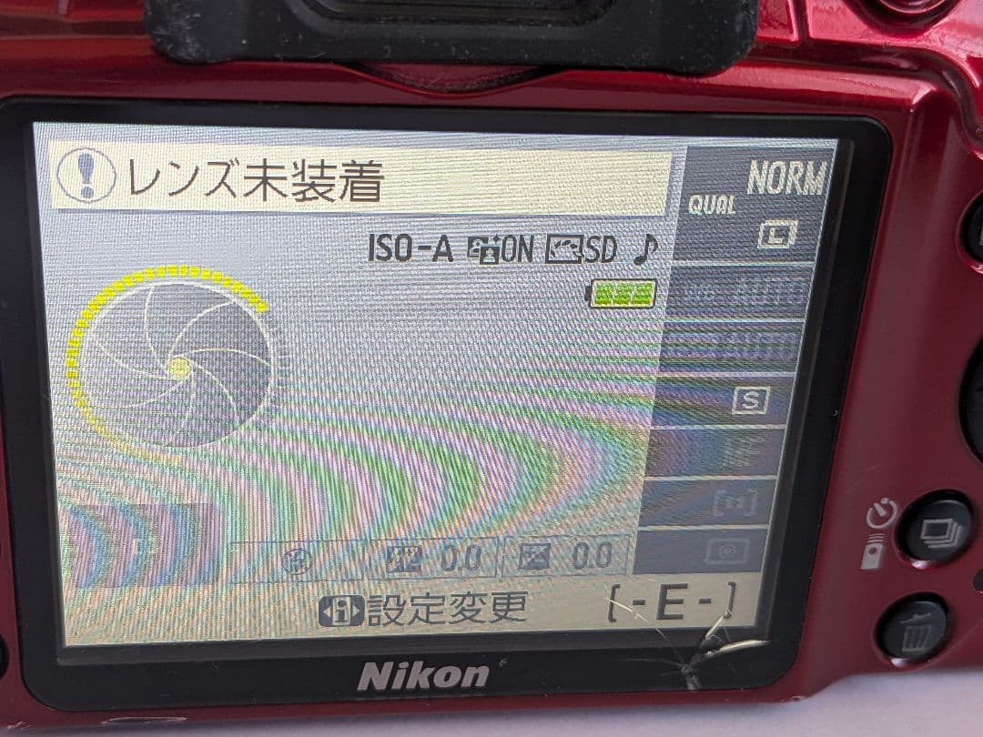 【訳あり大特価】Nikon D3200 レッド 本体と付属品