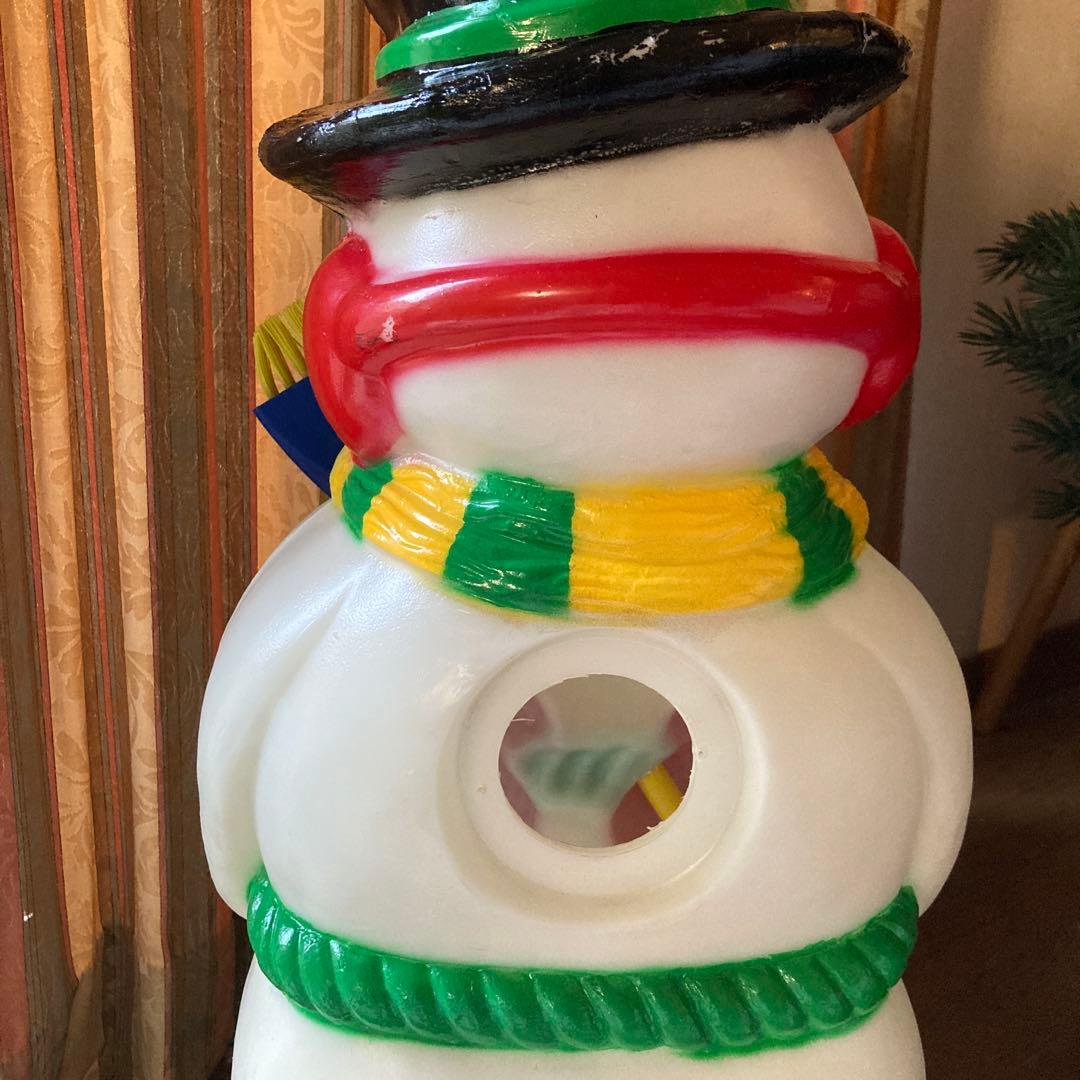 スノーマン　イルミネーションライト　クリスマス