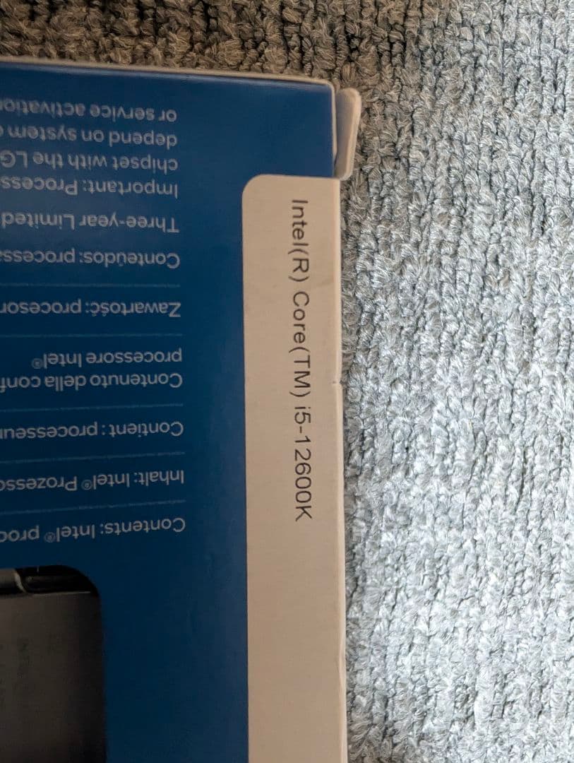 Intel Core i5 12600K プロセッサー LGA1700 中古動作