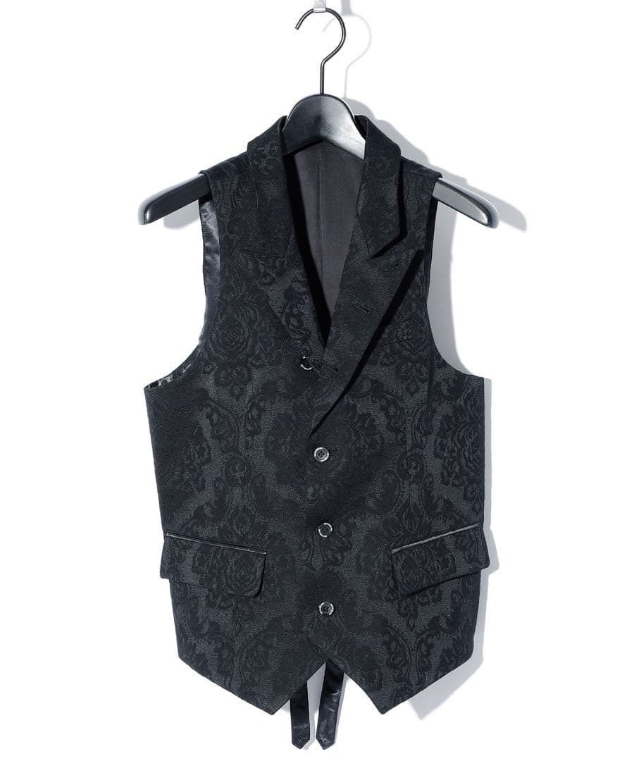 HYDE着　PEAKED LAPEL JACQUARD VEST
