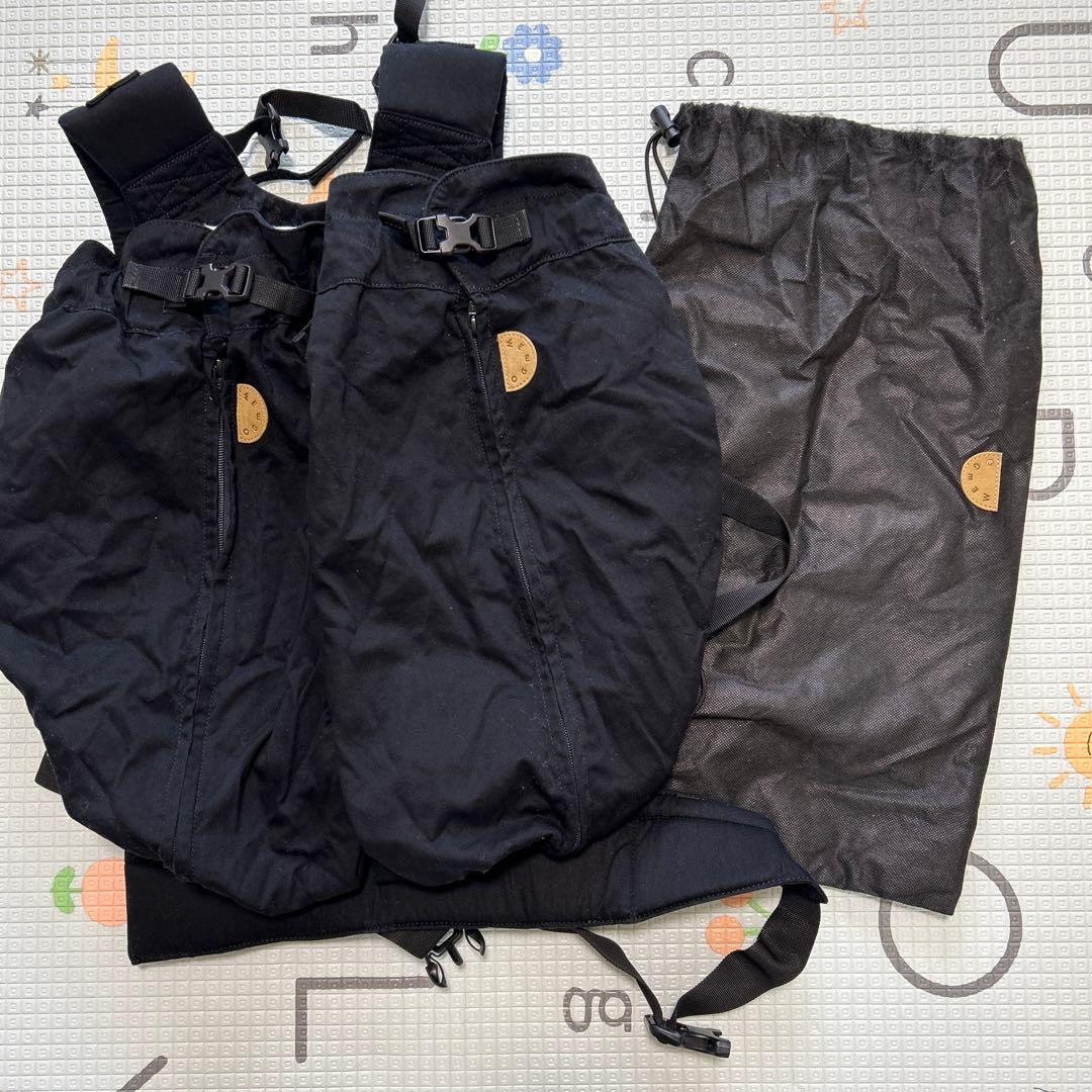 双子　抱っこ紐　ウィーゴツイン　黒