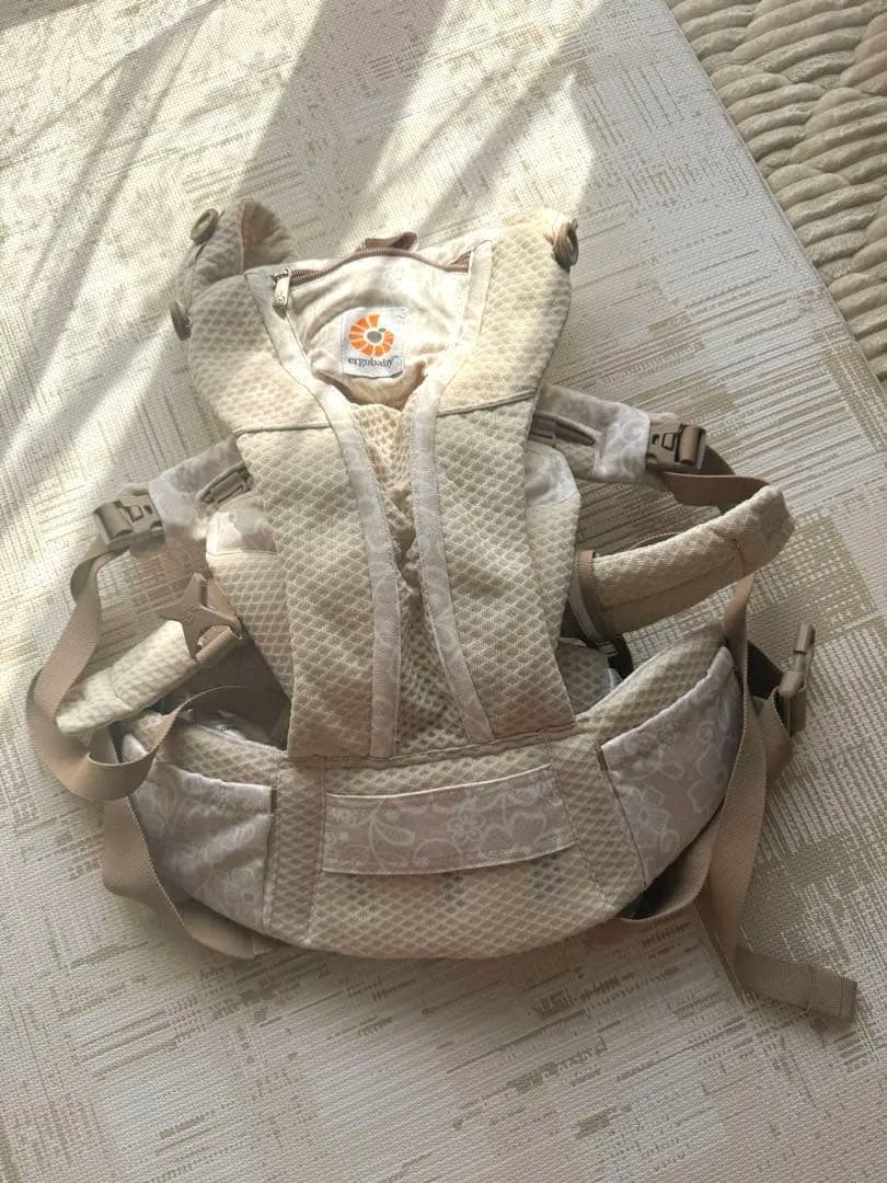 【美品】ergo omni エルゴ オムニ ブリーズ クリームフラワーレース