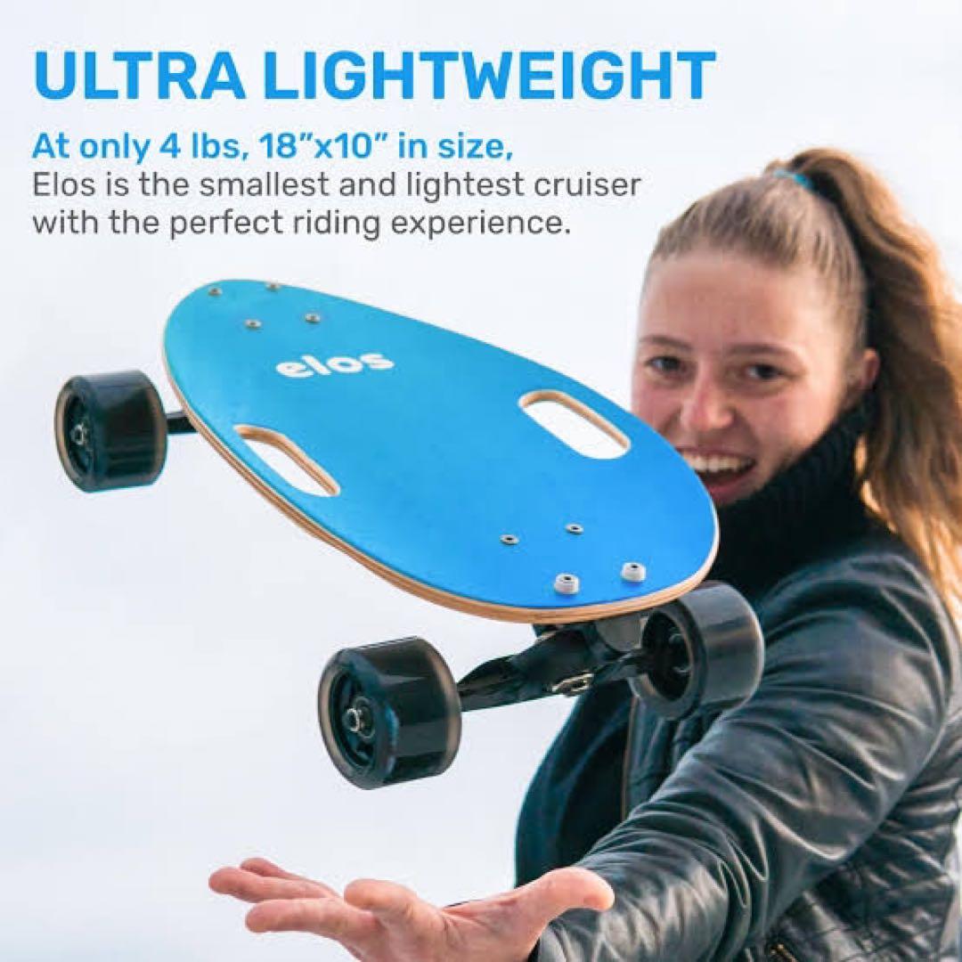 elos スケートボード★ブラック 袋付きイロスstateboard