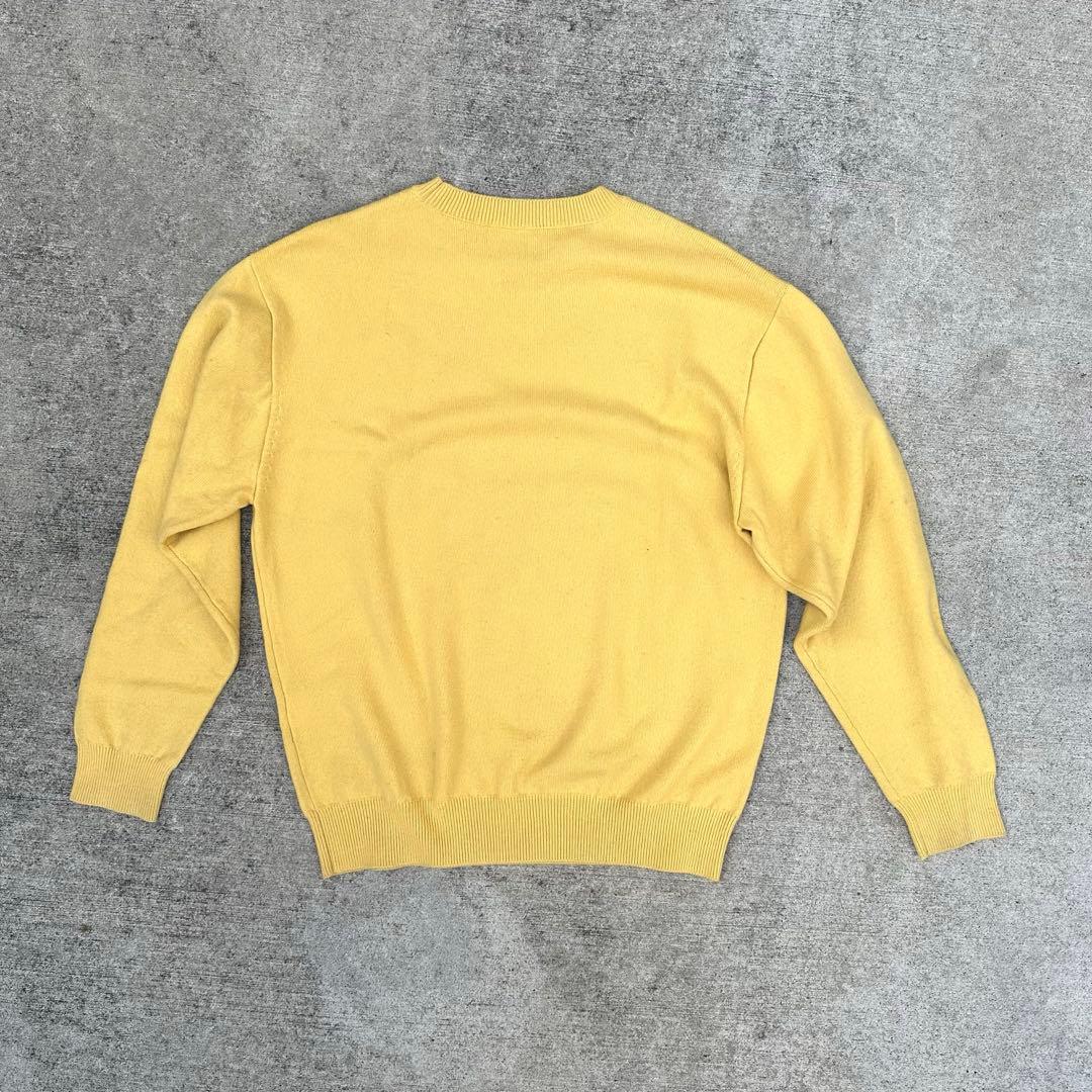 Yonetomi リジッドカシミヤ ニット YELLOW 3