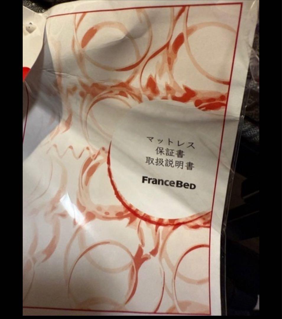 【美品】フランスベッド 折り畳みベッド パンテオン｜マットレス付｜来客用・使用少