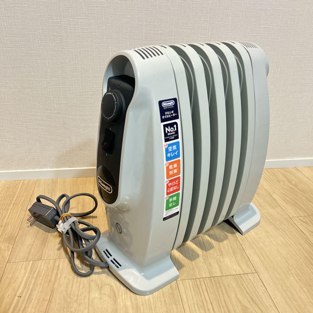 【美品】 デロンギ オイルヒーター RHJ01A0505-DW 500W 小型