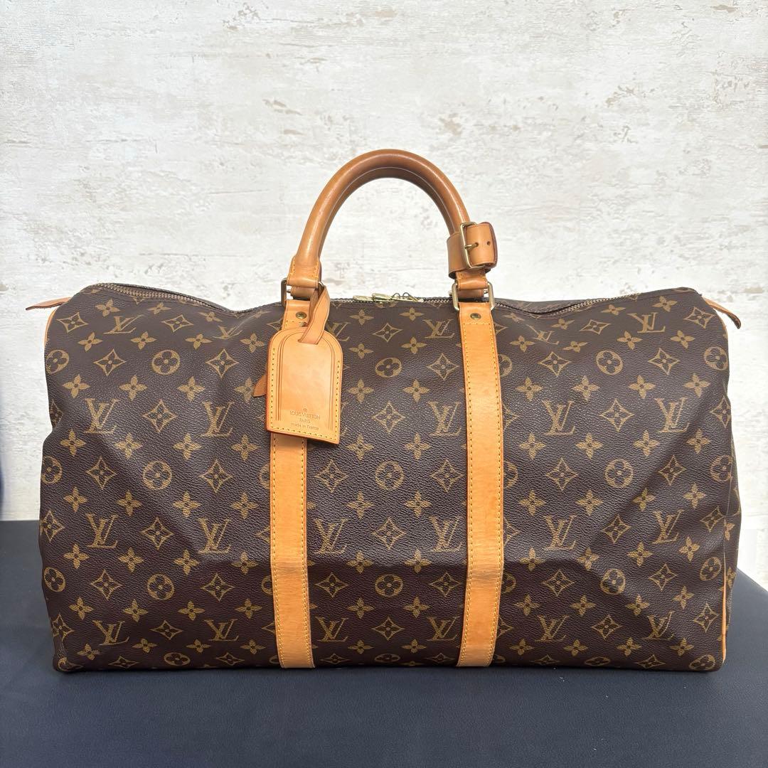 Louis Vuitton キーポル50 ボストンバッグ モノグラム