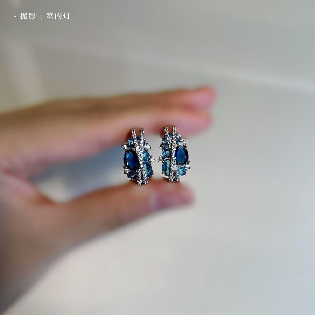 遺品整理　アンティーク　ヴィンテージ　サファイア　アクアマリン　ダイヤモンド