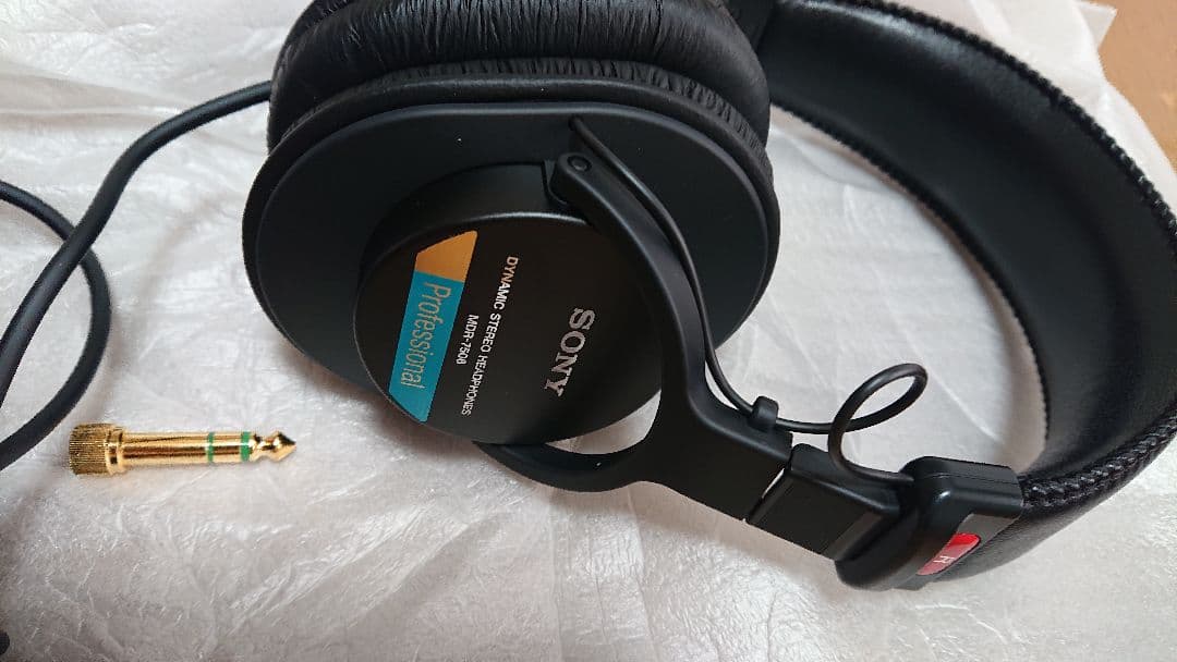 SONY MDR-7506 オーバーイヤーヘッドフォン