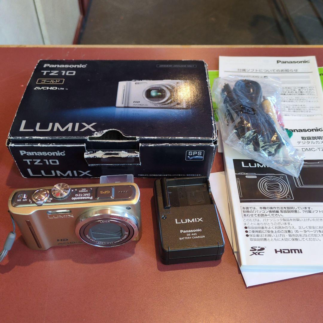 美品！Panasonic LUMIX TZ10 ゴールド