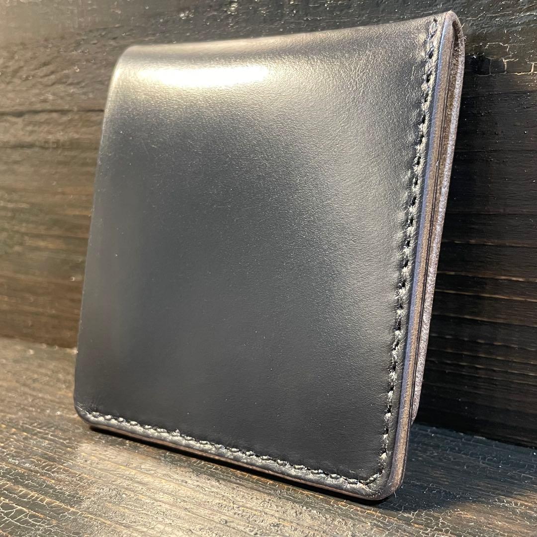 HORWEENクロムエクセル　スリムウォレット　コンチョカスタム　シルバー925