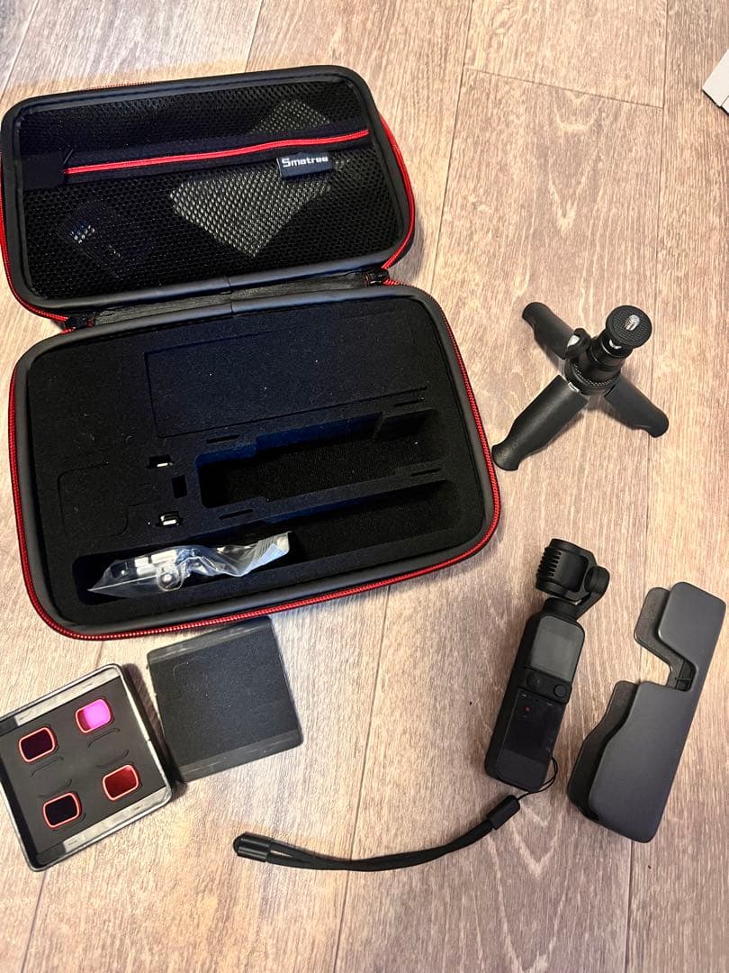 DJI Pocket2 OP2CP1 レンズフィルター4種 脚立 専用ケース付