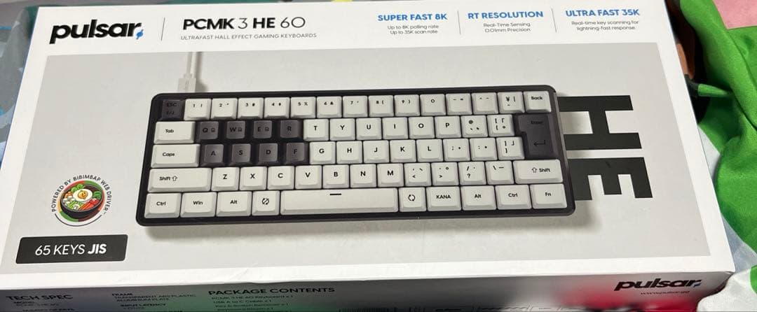 [JIS] PCMK 3HE 60 ゲーミングキーボード（値下げ不可）