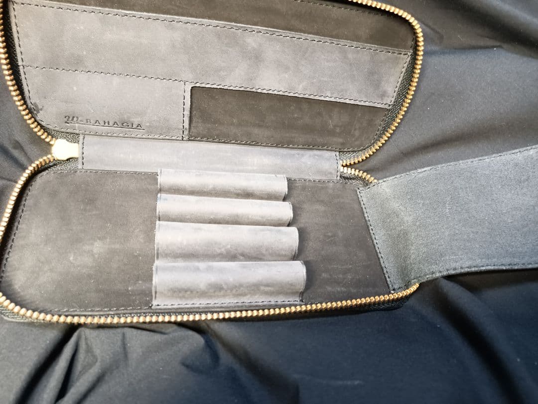 Bahagia&Craft レザー筆箱 4本収納