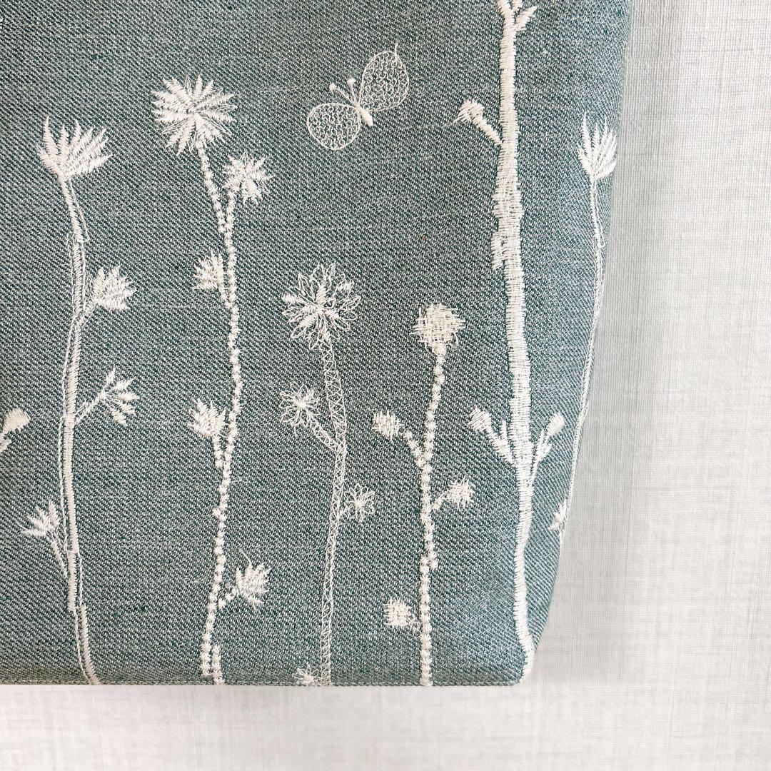 ハンドメイド　トートバッグ　ミナペルホネン　choucho noppara